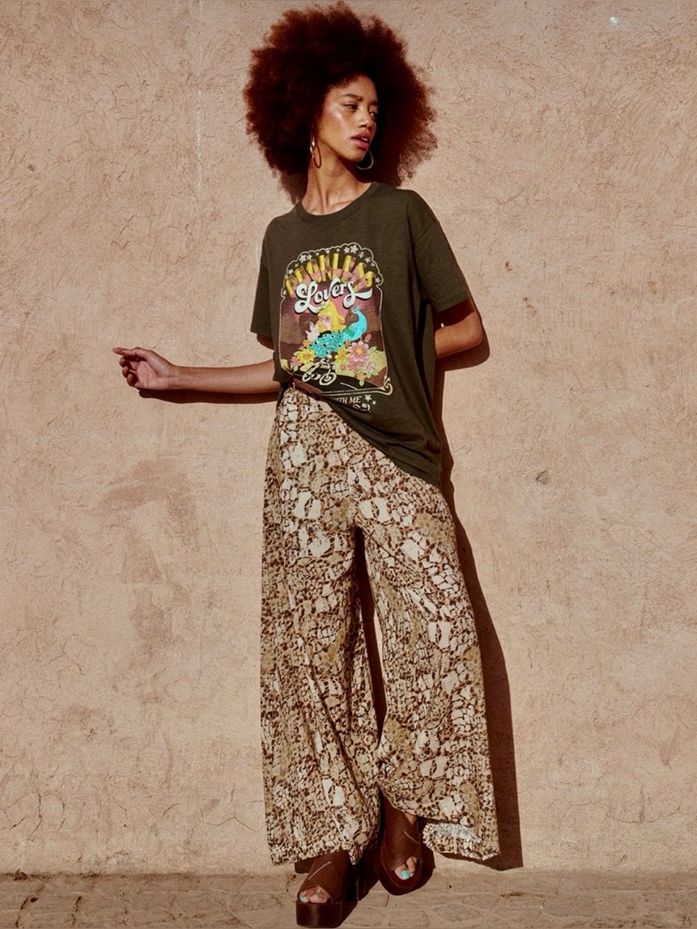 🆕✨ SPELL HONEYCOMB 1985 WIDELEG PANT